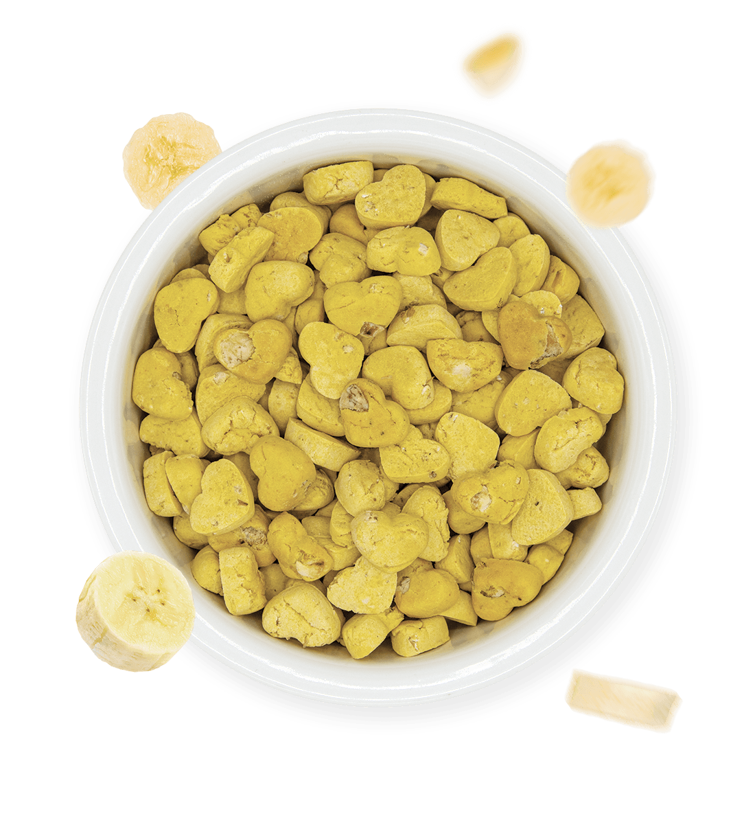 banana cookies flakes 2G, biscotti cani, gianni guidolin by orme differenti, confezione da 350gr, ciotola