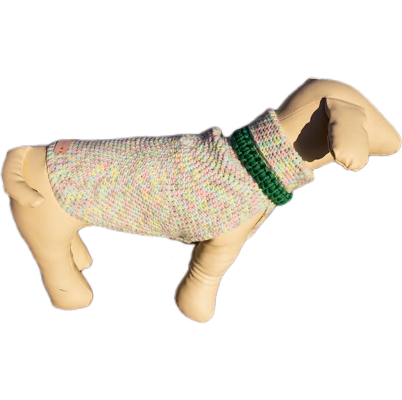 Coordinato collare in Paracord e maglioncino in lana per cani molto piccoli, marchio Orme Differenti