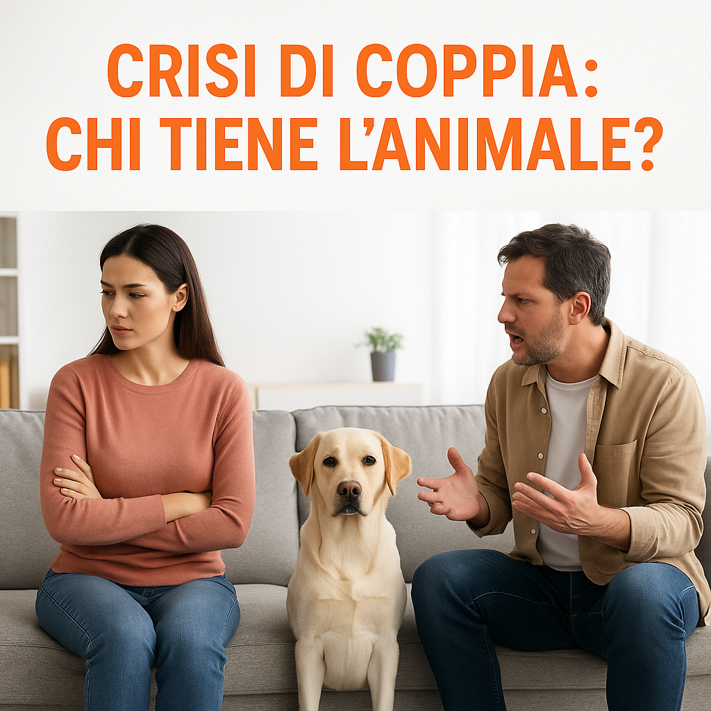 crisi di coppia, chi tiene l'animale in caso di separazione o divorzio, cosa dice la legge, orme differenti