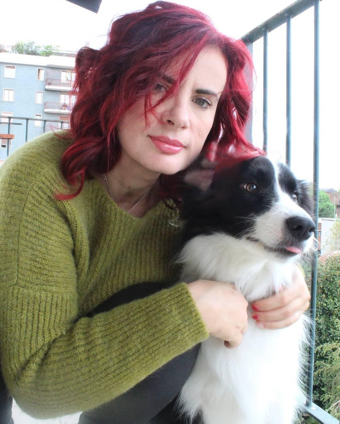 daniela larivei founder di orme differenti con border collie