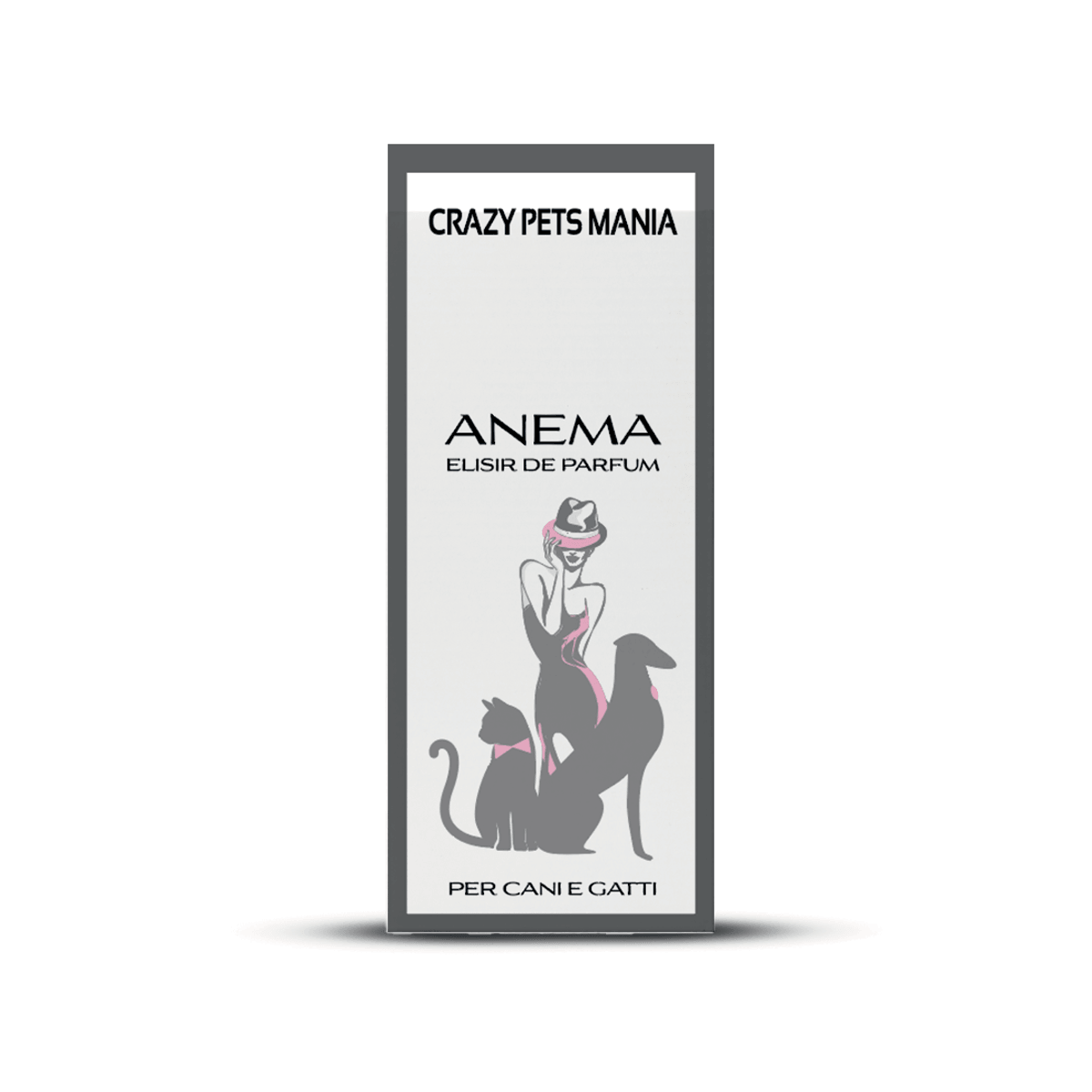 elisir de parfum Anema, acqua profumata per cani, di crazy pets mania distribuito da orme differenti