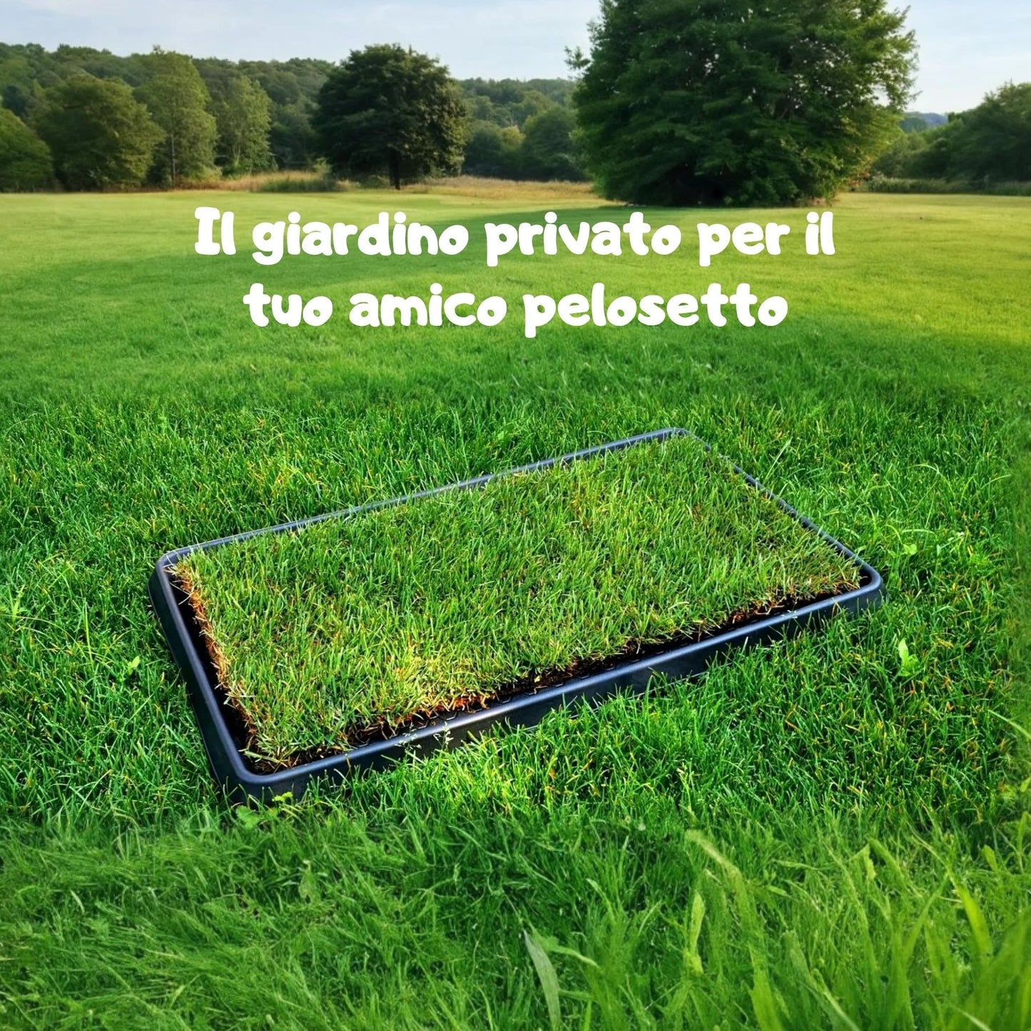 Giardino per conigli e roditori, zolla atossica e biologica, vero prato, di Petzolla distribuita da Orme Differenti