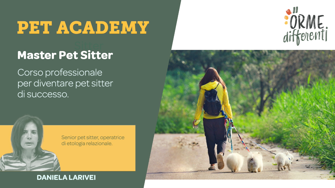 Master Pet sitter, corso professionale per diventare pet sitter di successo, daniela larivei, di orme differenti