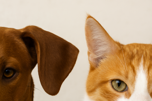 orecchie di cane e gatto, anatomia e pulizia, orme differenti