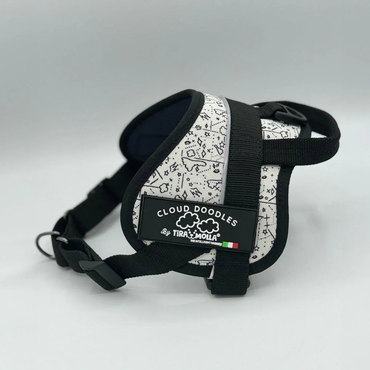 collezione di pettorine per cani, ad H, anti tiro, anti fuga, orme differenti