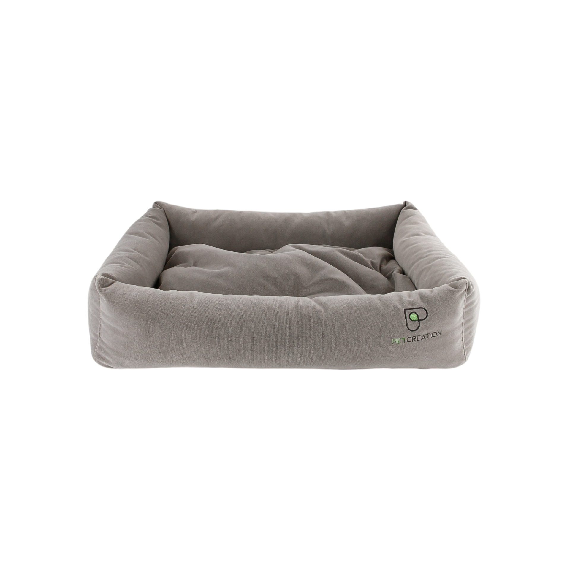 cuccia comfort pet couch grigio, antibatterica, di pet creation by orme differenti