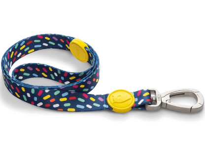 Guinzaglio per cani Color Invaders Regular, con moschettone resistente, di Morso by Orme Differenti
