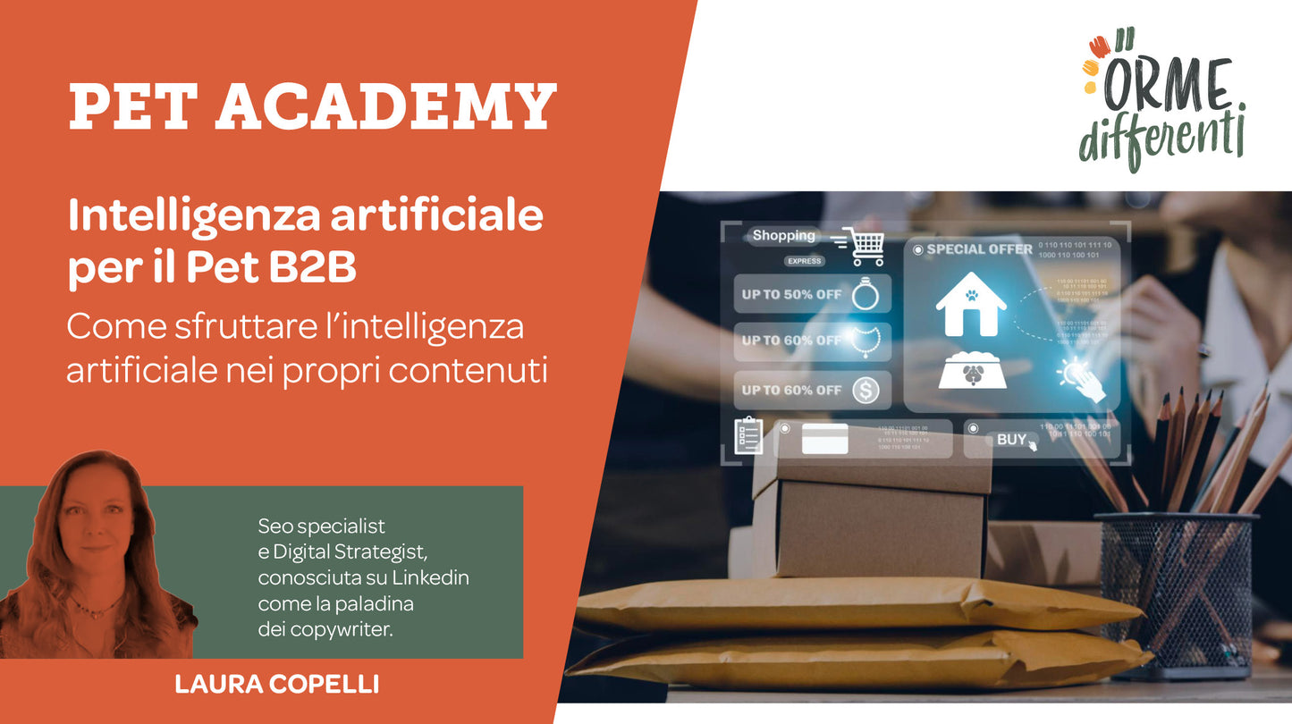 Intelligenza artificiale per i tuoi contenuti (Pet B2B)