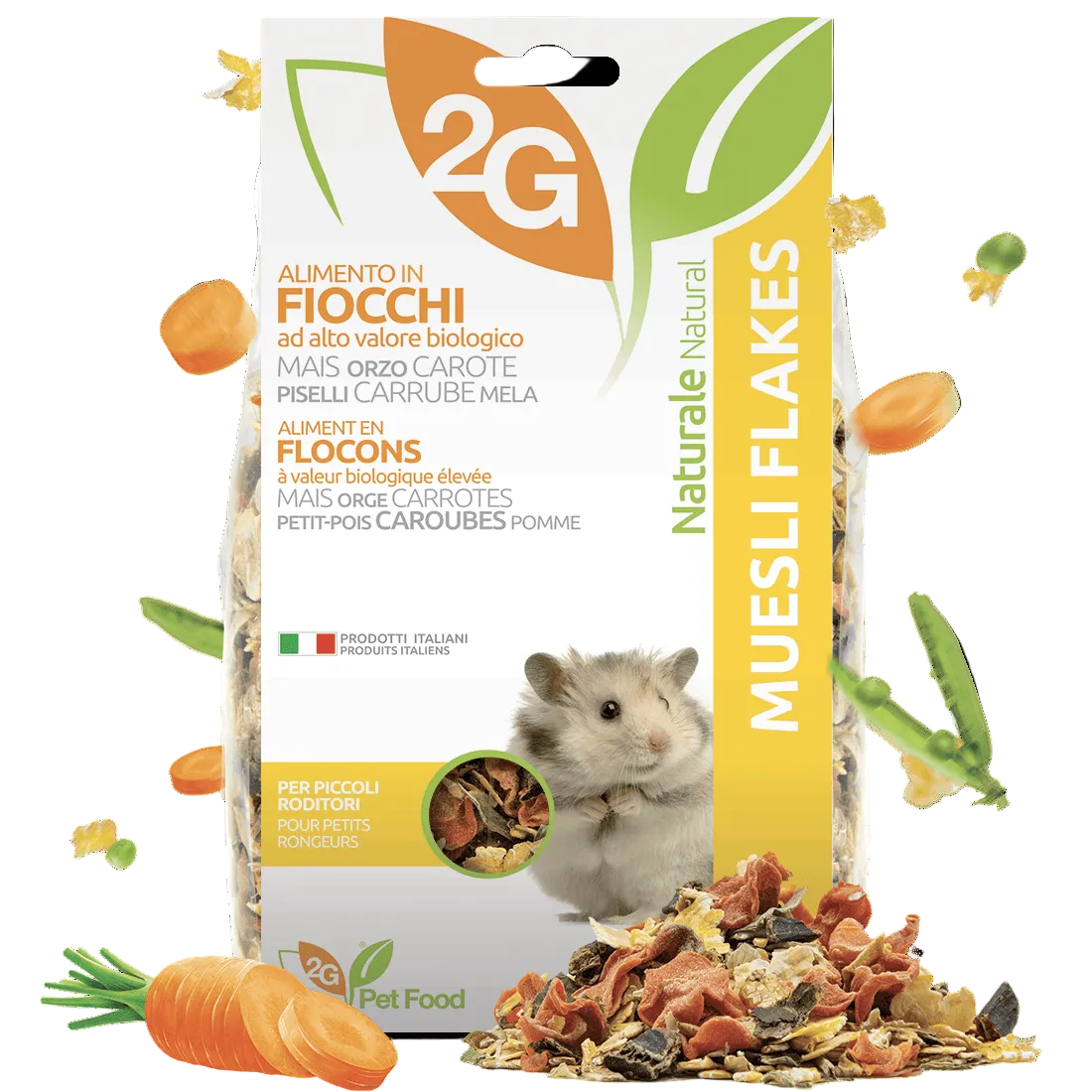 Muesli Flakes 2G integra la normale razione a base di fieno, garantendo un’ottimale attività digerente, di Gianni Guidolin by Orme Differenti