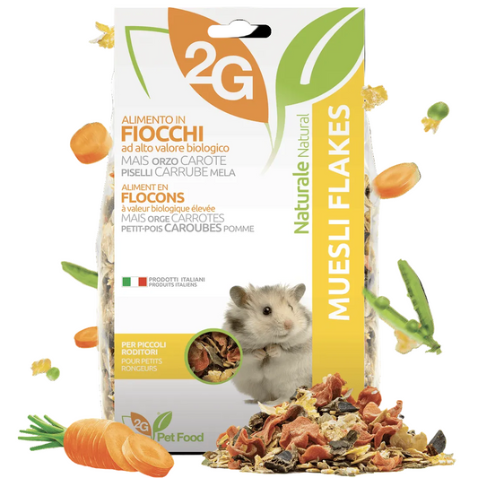 Muesli Flakes 2G integra la normale razione a base di fieno, garantendo un’ottimale attività digerente, di Gianni Guidolin by Orme Differenti