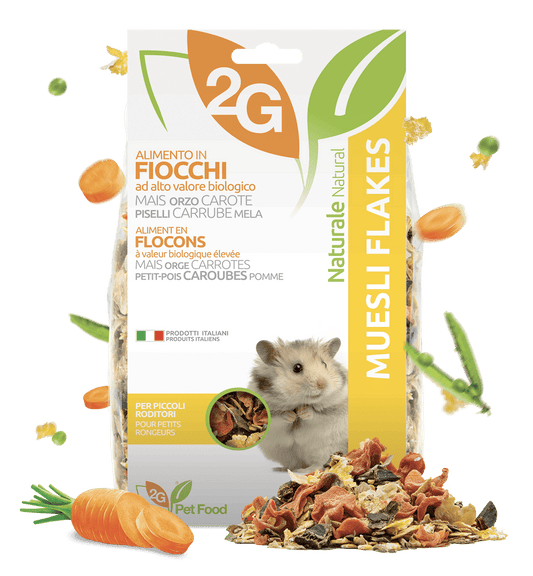 Muesli Flakes 2G integra la normale razione a base di fieno, garantendo un’ottimale attività digerente, di Gianni Guidolin by Orme Differenti