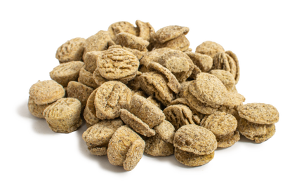 Biscotti vegan bio per cani, con piselli, carote e zucchine, senza conservanti e coloranti, di Farm Company distribuito da Orme Differenti