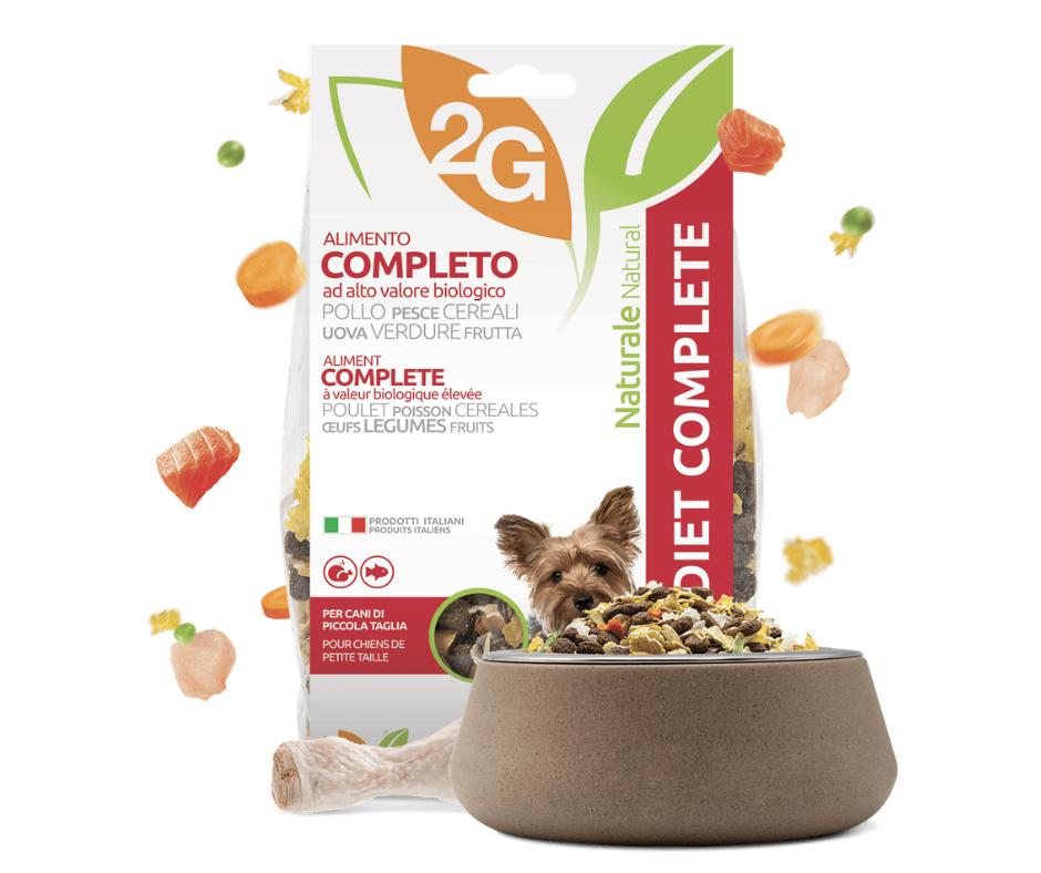 diet complete 2g, mangime completo e bilanciato per cani di tutte le taglie, di Gianni Guidolin by Orme Differenti