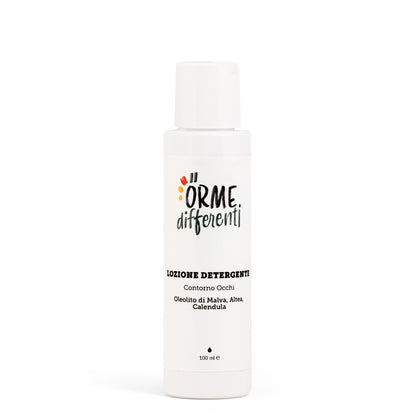 lozione detergente occhi cane e gatto, con ingredienti naturali, protettivo, idratante, lenitivo, made in Italy, di Orme Differenti