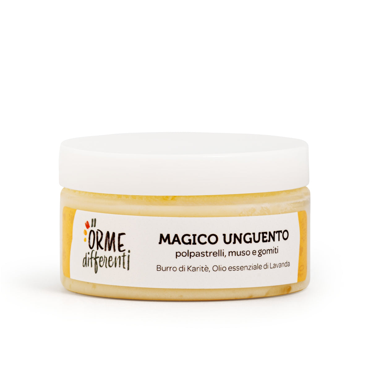 Magico Unguento Orme differenti – Crema polpastrelli cane, naso e gomiti.  100% naturale e vegano, lenitivo e idratante