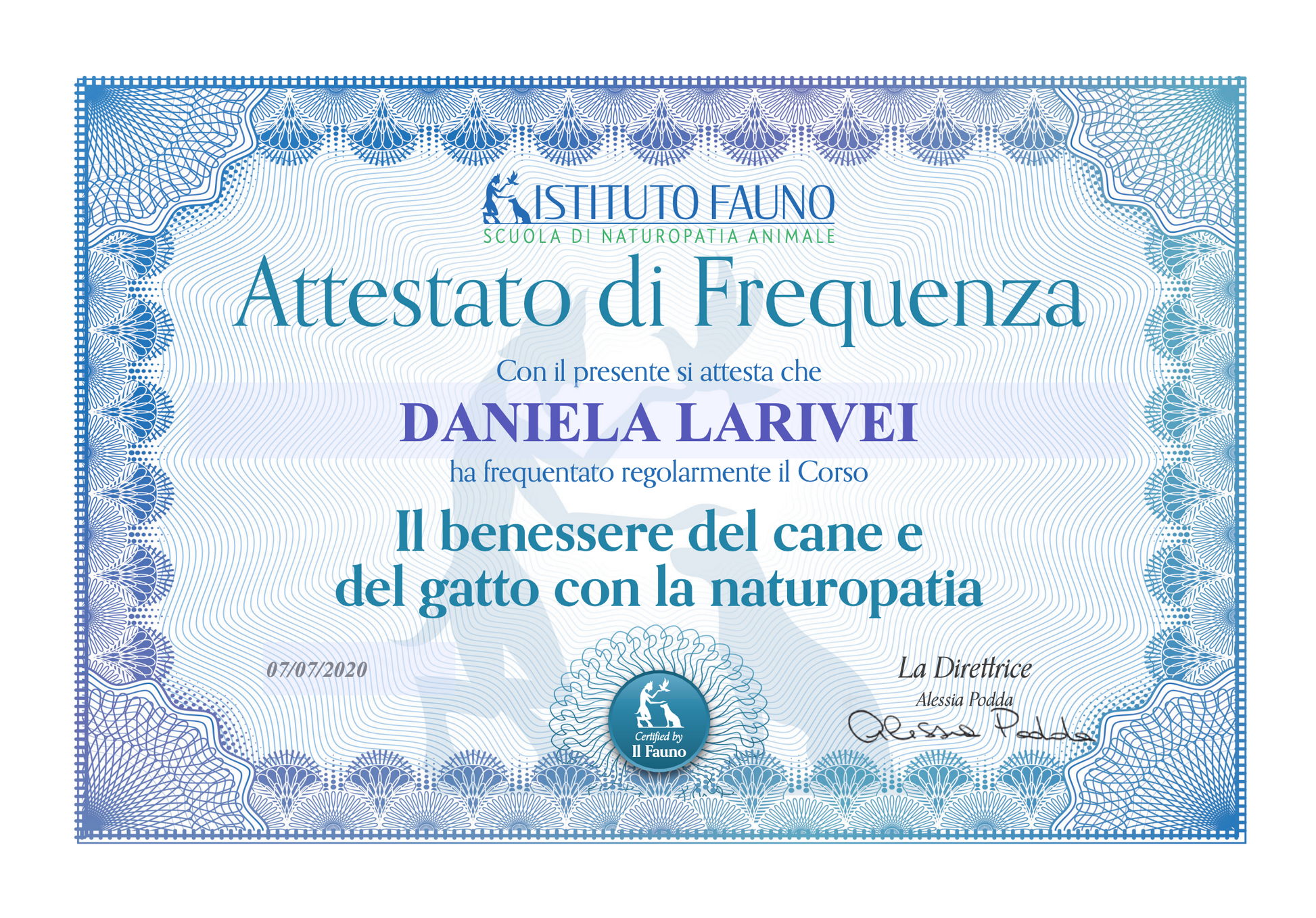 corso on line per diventare cat sitter, attestato sul benessere animale con la naturopatia, orme differenti