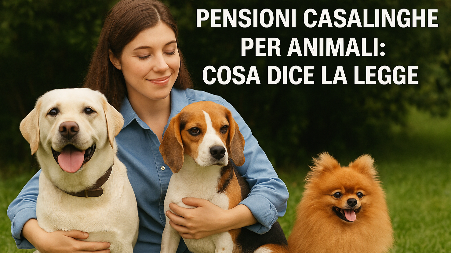 Pensioni casalinghe per animali: cosa dice la legge, adempimenti, sanzioni. Corso a cura dello studio legale Guardamagna e Associati, by Orme Differenti