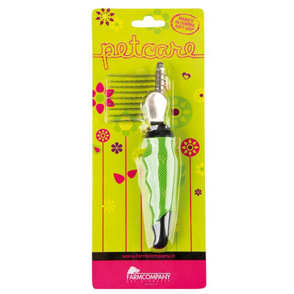 rastrello taglianodi ergonomico in confezione, marchio farm company, distribuito da orme differenti